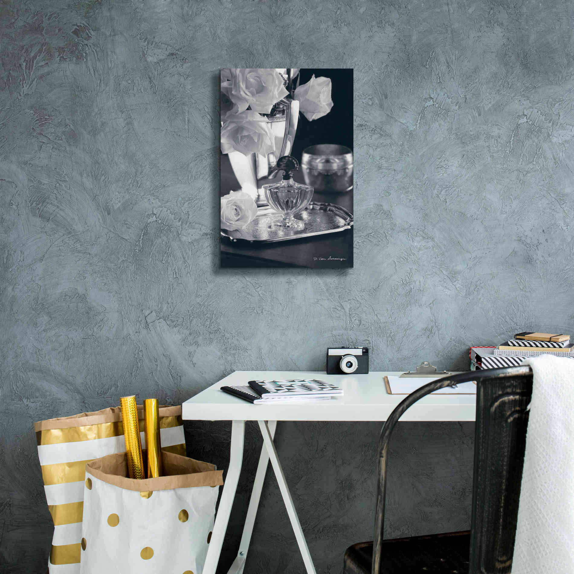 'Vintage Vanity IV' by Debra Van Swearingen, Canvas Wall Art,12 x 18