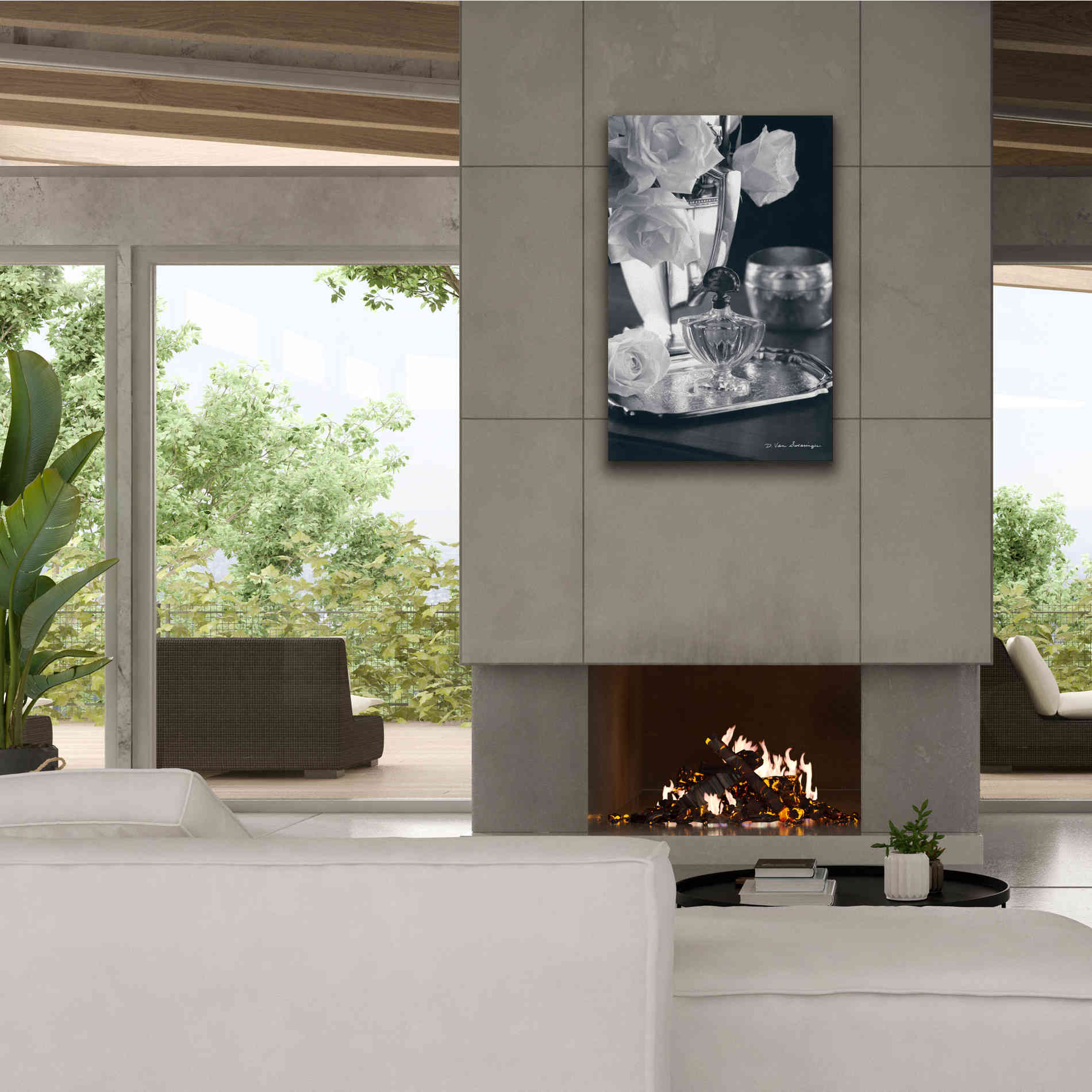 'Vintage Vanity IV' by Debra Van Swearingen, Canvas Wall Art,26 x 40