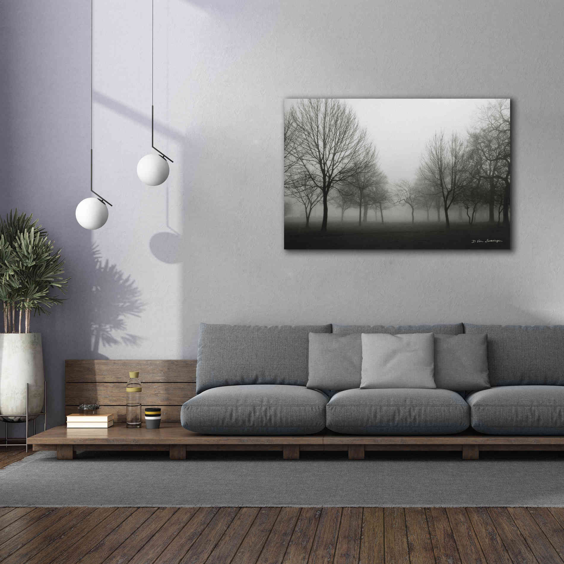 'Morning Mist' by Debra Van Swearingen, Canvas Wall Art,60 x 40