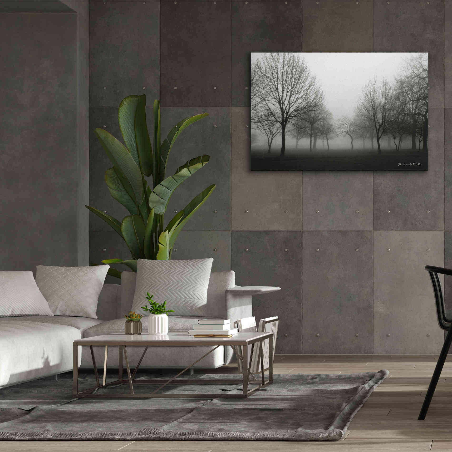 'Morning Mist' by Debra Van Swearingen, Canvas Wall Art,60 x 40