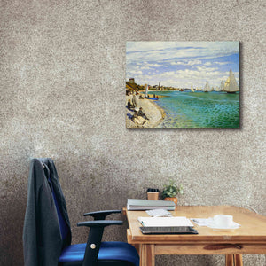 'Regatta at Sainte-Adresse' by Claude Monet, Canvas Wall Art,34 x 26