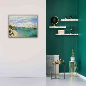 'Regatta at Sainte-Adresse' by Claude Monet, Canvas Wall Art,34 x 26