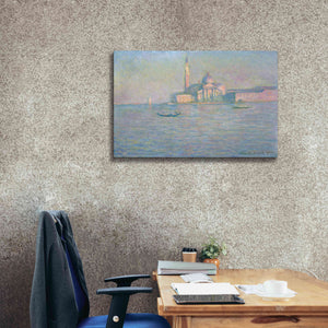 'The Church of San Giorgio Maggiore, Venice' by Claude Monet, Canvas Wall Art,40 x 26