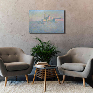 'The Church of San Giorgio Maggiore, Venice' by Claude Monet, Canvas Wall Art,40 x 26