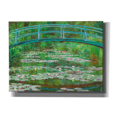 Image of 'The Japanese Footbridge' by Claude Monet, Canvas Wall Art,16x12x1.1x0,24x20x1.1x0,30x26x1.74x0,54x40x1.74x0