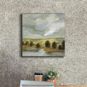 'Country Landscape' by Silvia Vassileva, Canvas Wall Art,18 x 18