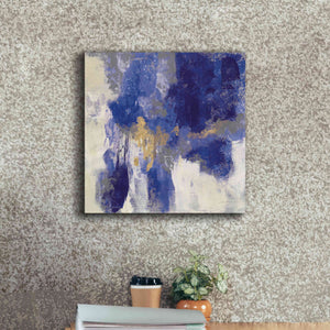 'Sparkle Abstract II Blue' by Silvia Vassileva, Canvas Wall Art,18 x 18