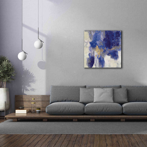 Image of 'Sparkle Abstract II Blue' by Silvia Vassileva, Canvas Wall Art,37 x 37