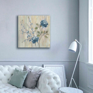 'Contemporary Chinoiserie Blue' by Silvia Vassileva, Canvas Wall Art,37 x 37