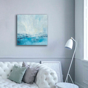 'Coastal View II Aqua' by Silvia Vassileva, Canvas Wall Art,37 x 37