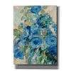 'Flower Market II Blue' by Silvia Vassileva, Canvas Wall Art,12x16x1.1x0,20x24x1.1x0,26x30x1.74x0,40x54x1.74x0