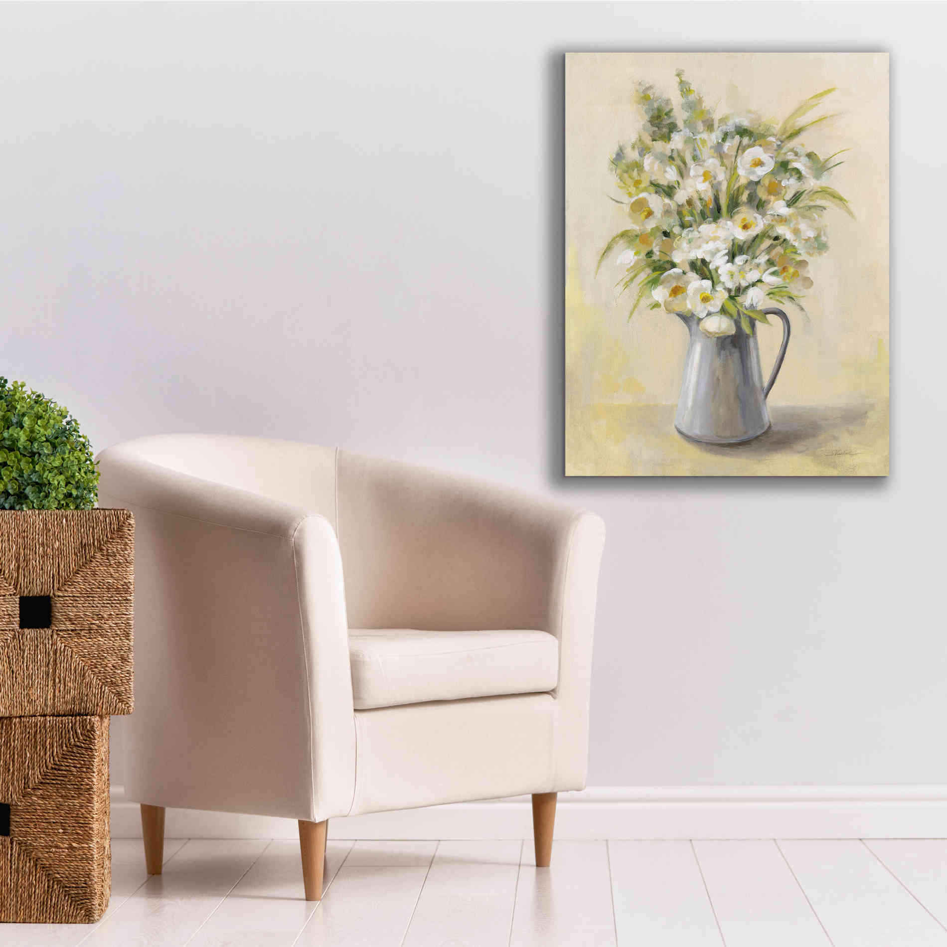 'Farm Bouquet' by Silvia Vassileva, Canvas Wall Art,26 x 34