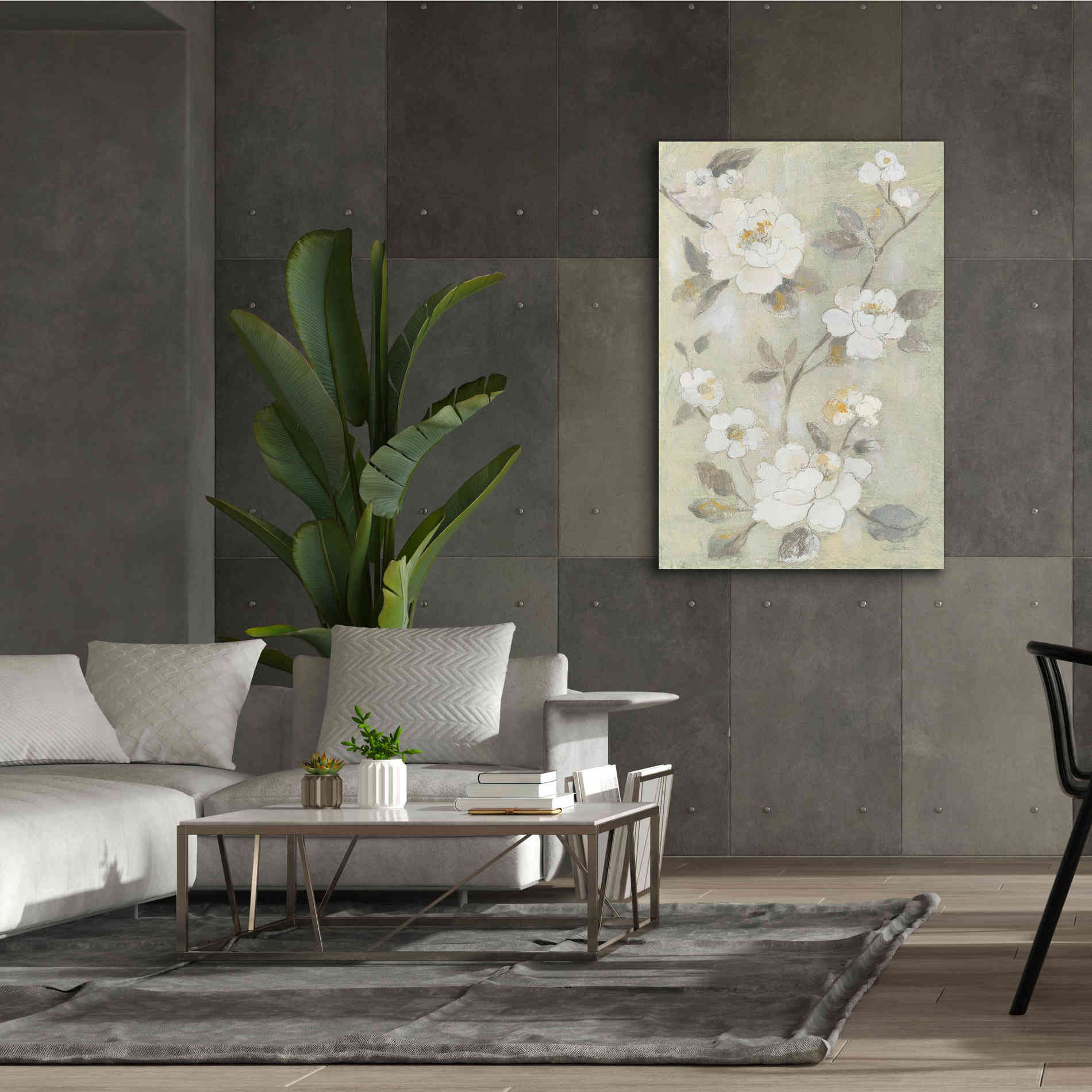 'Romantic Spring Flowers I White' by Silvia Vassileva, Canvas Wall Art,40 x 60
