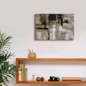 'Smoky Harbor Sunset' by Silvia Vassileva, Canvas Wall Art,18 x 12