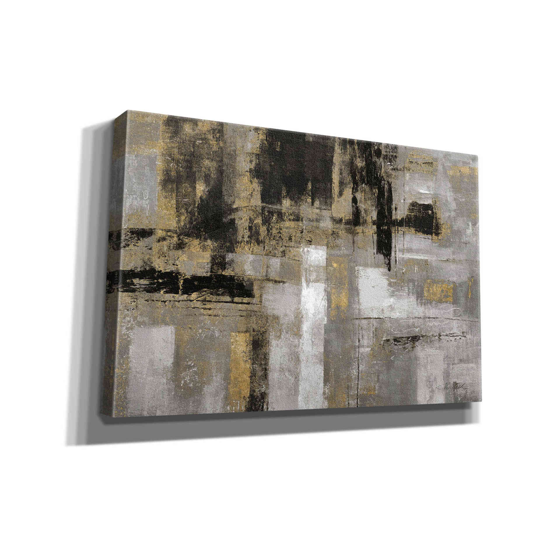 'Smoky Harbor Sunset' by Silvia Vassileva, Canvas Wall Art,18x12x1.1x0,26x18x1.1x0,40x26x1.74x0,60x40x1.74x0
