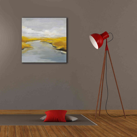 Image of 'Maine Fall River' by Silvia Vassileva, Canvas Wall Art,26 x 26