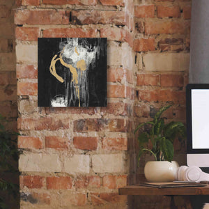 'Golden Rain I BW' by Silvia Vassileva, Canvas Wall Art,12 x 12
