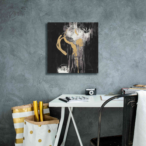 Image of 'Golden Rain I BW' by Silvia Vassileva, Canvas Wall Art,18 x 18