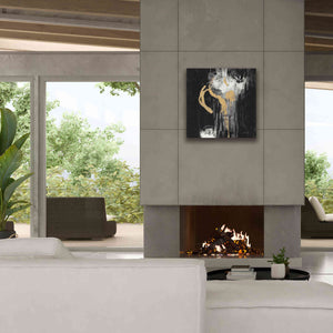 'Golden Rain I BW' by Silvia Vassileva, Canvas Wall Art,26 x 26