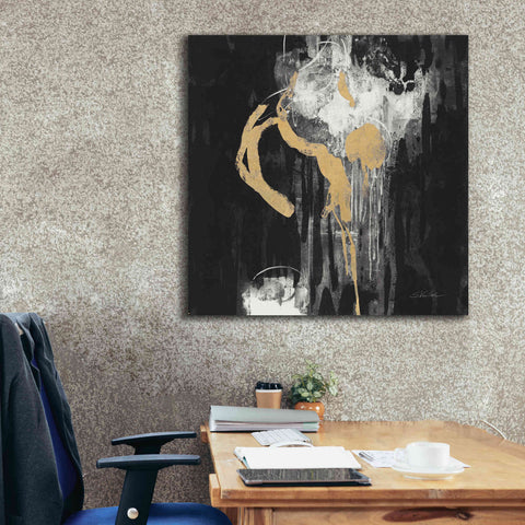 Image of 'Golden Rain I BW' by Silvia Vassileva, Canvas Wall Art,37 x 37