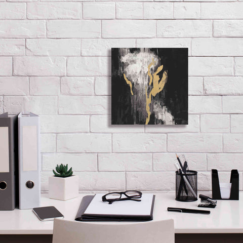 Image of 'Golden Rain II BW' by Silvia Vassileva, Canvas Wall Art,12 x 12