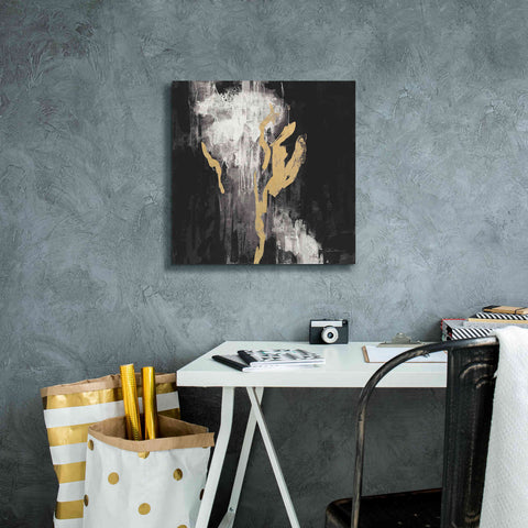 Image of 'Golden Rain II BW' by Silvia Vassileva, Canvas Wall Art,18 x 18