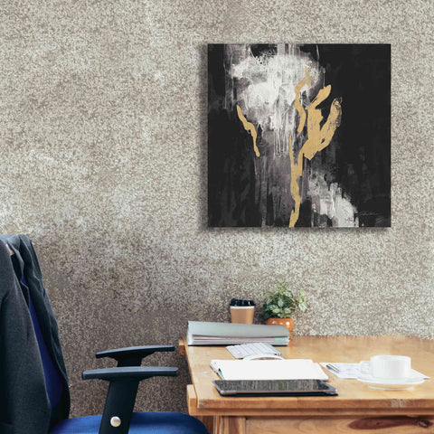 Image of 'Golden Rain II BW' by Silvia Vassileva, Canvas Wall Art,26 x 26