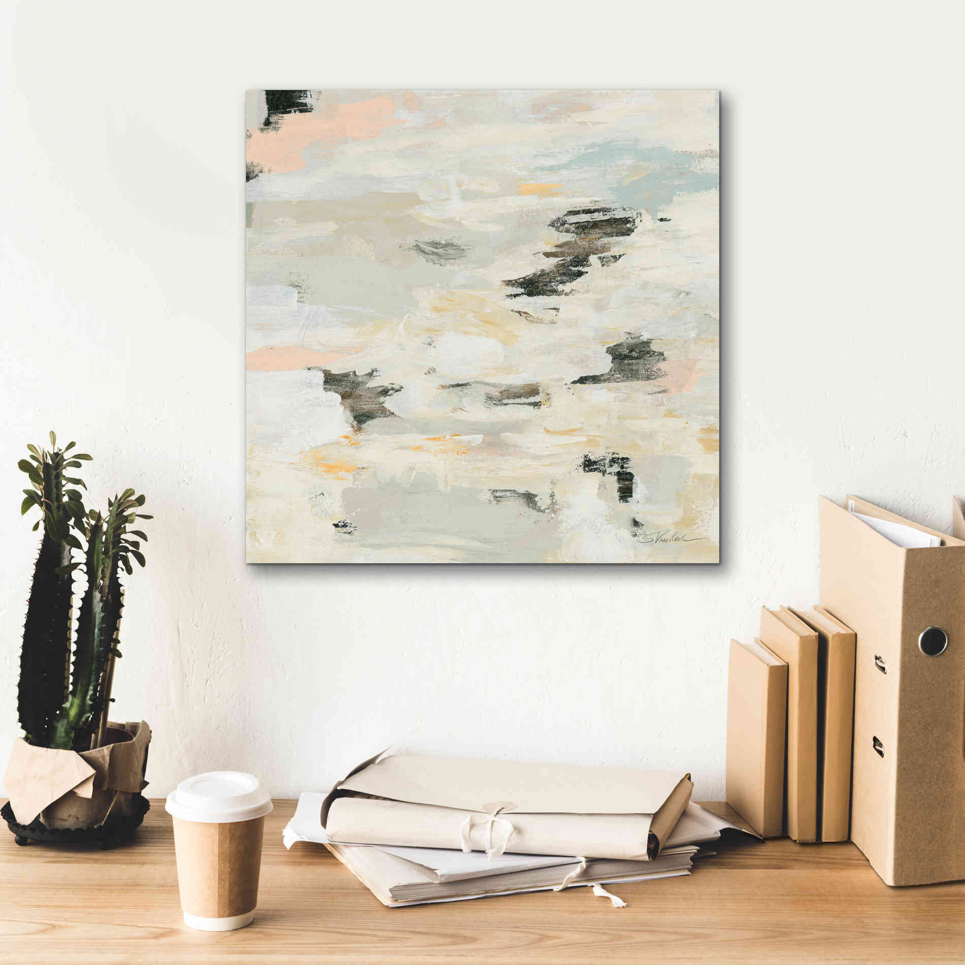 'Steps on Stones I Boho' by Silvia Vassileva, Canvas Wall Art,18 x 18