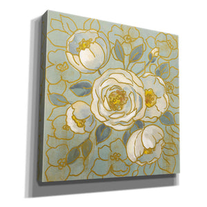 'Sage Floral II' by Silvia Vassileva, Canvas Wall Art,12x12x1.1x0,18x18x1.1x0,26x26x1.74x0,37x37x1.74x0