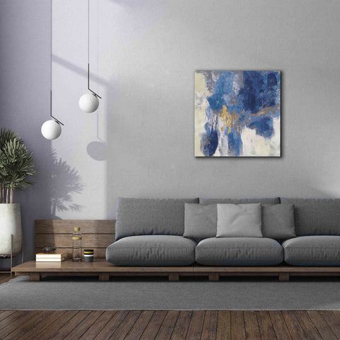 Image of 'Sparkle Abstract II Navy' by Silvia Vassileva, Canvas Wall Art,37 x 37