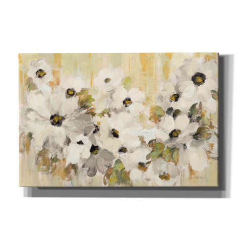 Image of 'White and Green Bloom' by Silvia Vassileva, Canvas Wall Art,18x12x1.1x0,26x18x1.1x0,40x26x1.74x0,60x40x1.74x0