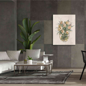 'Blush Floral Bouquet White' by Silvia Vassileva, Canvas Wall Art,40 x 54