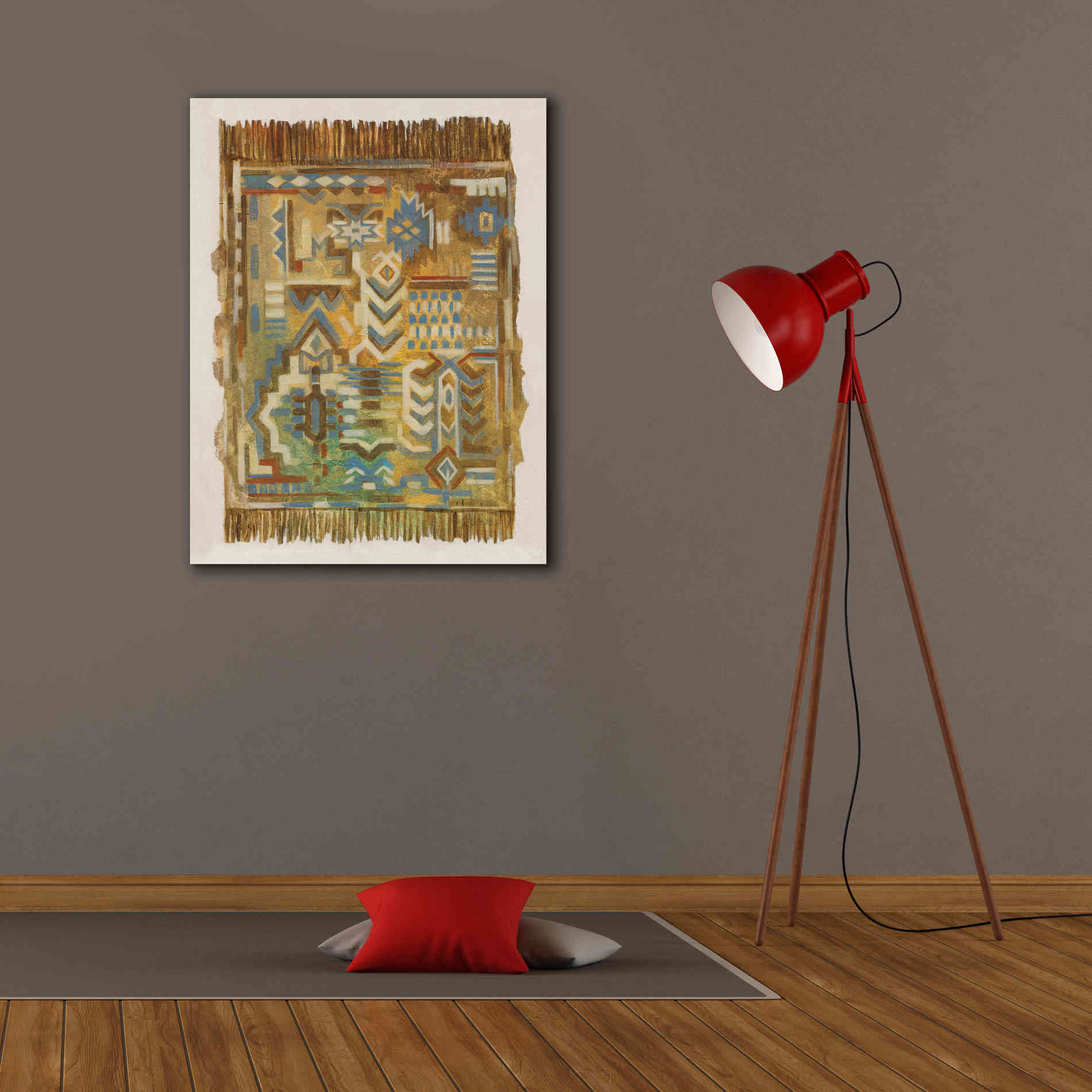'Global Fragments I' by Silvia Vassileva, Canvas Wall Art,26 x 34