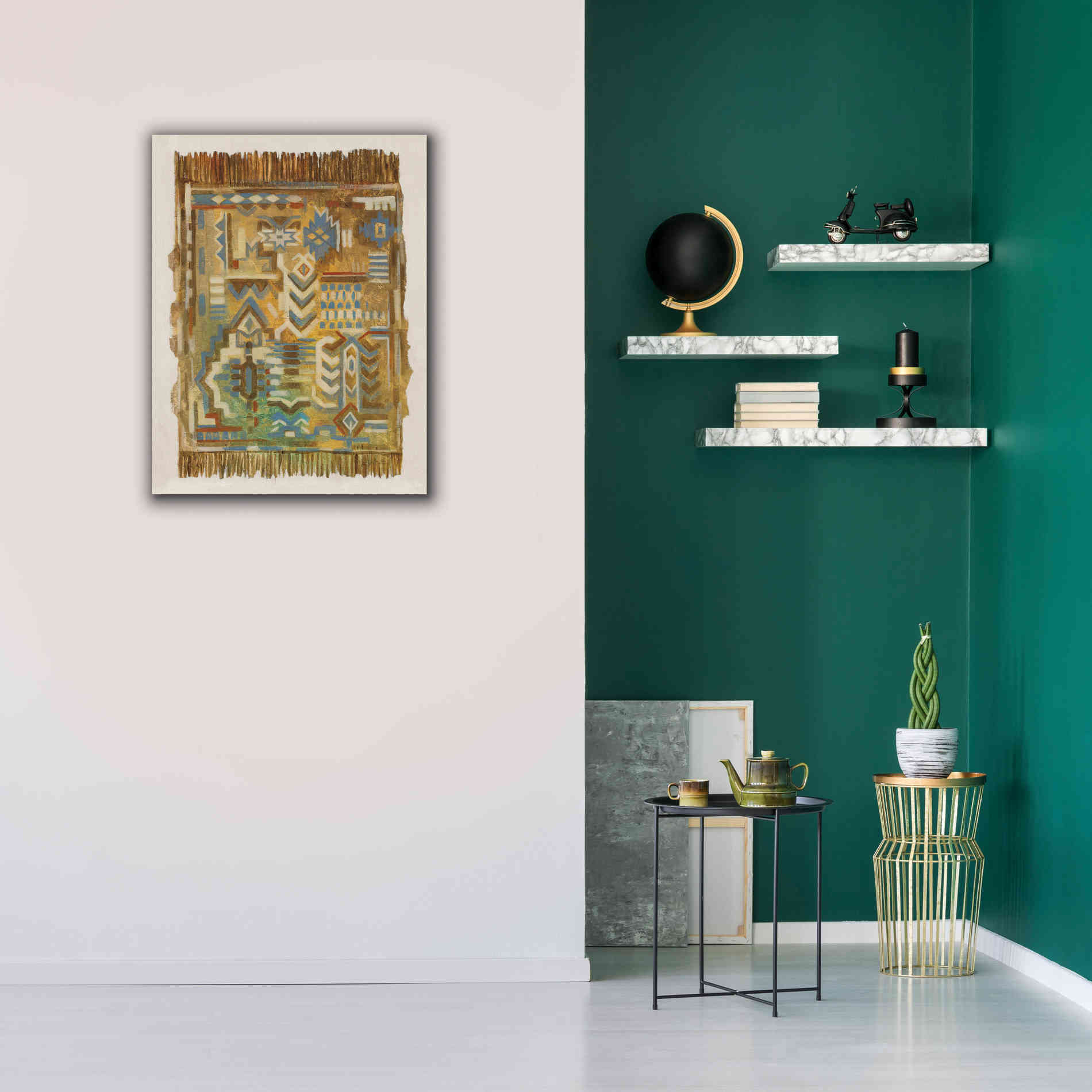 'Global Fragments I' by Silvia Vassileva, Canvas Wall Art,26 x 34