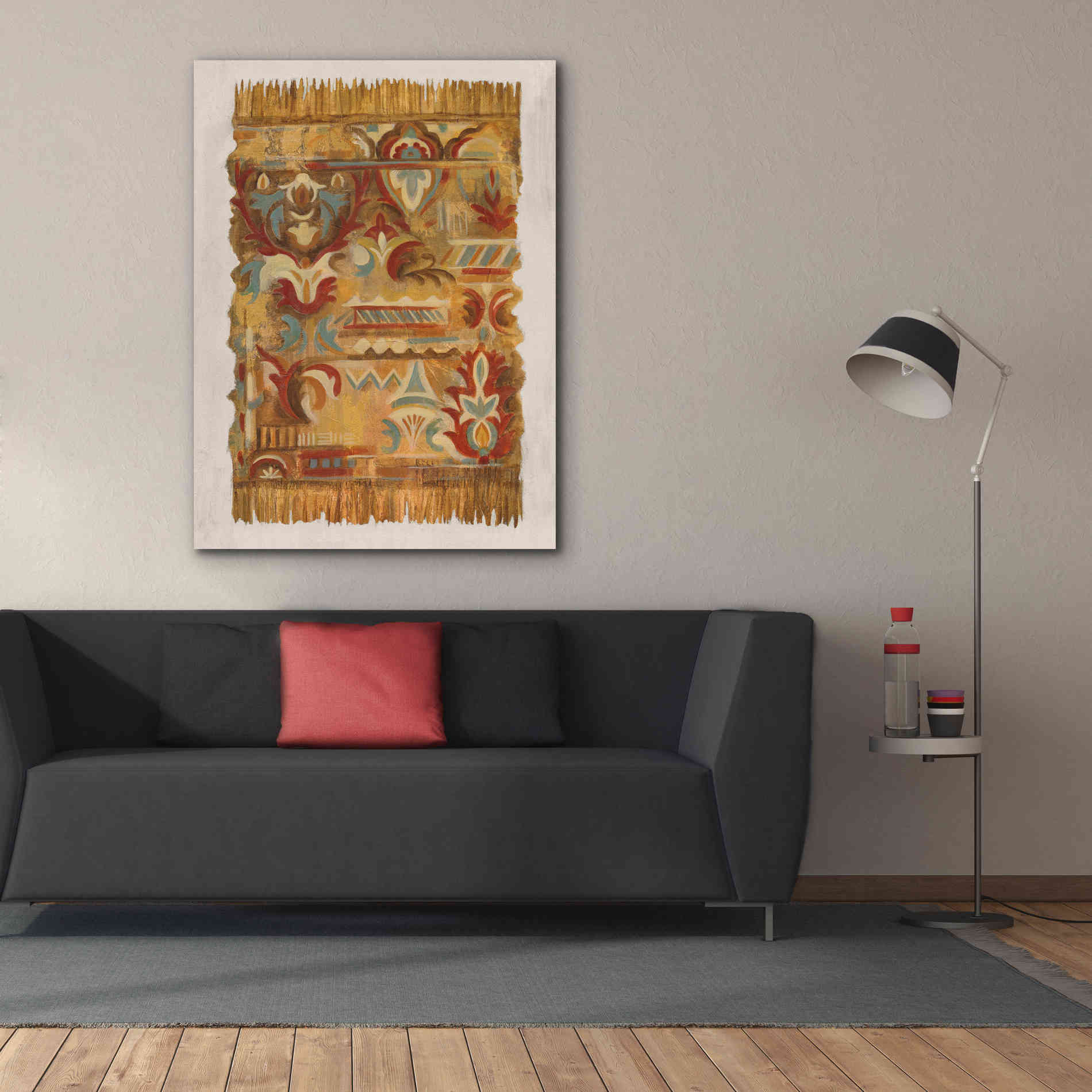 'Global Fragments II' by Silvia Vassileva, Canvas Wall Art,40 x 54