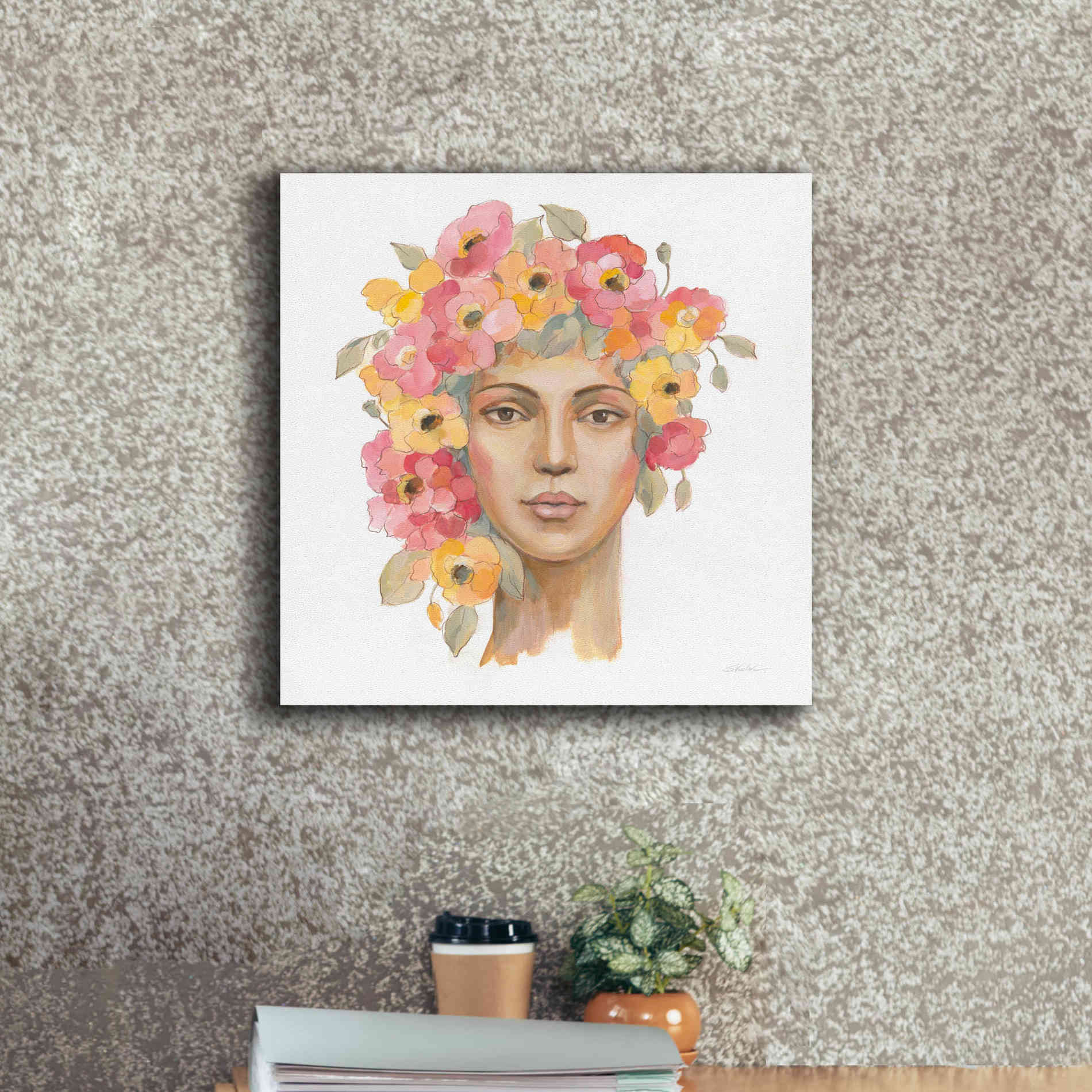'International Woman I' by Silvia Vassileva, Canvas Wall Art,18 x 18