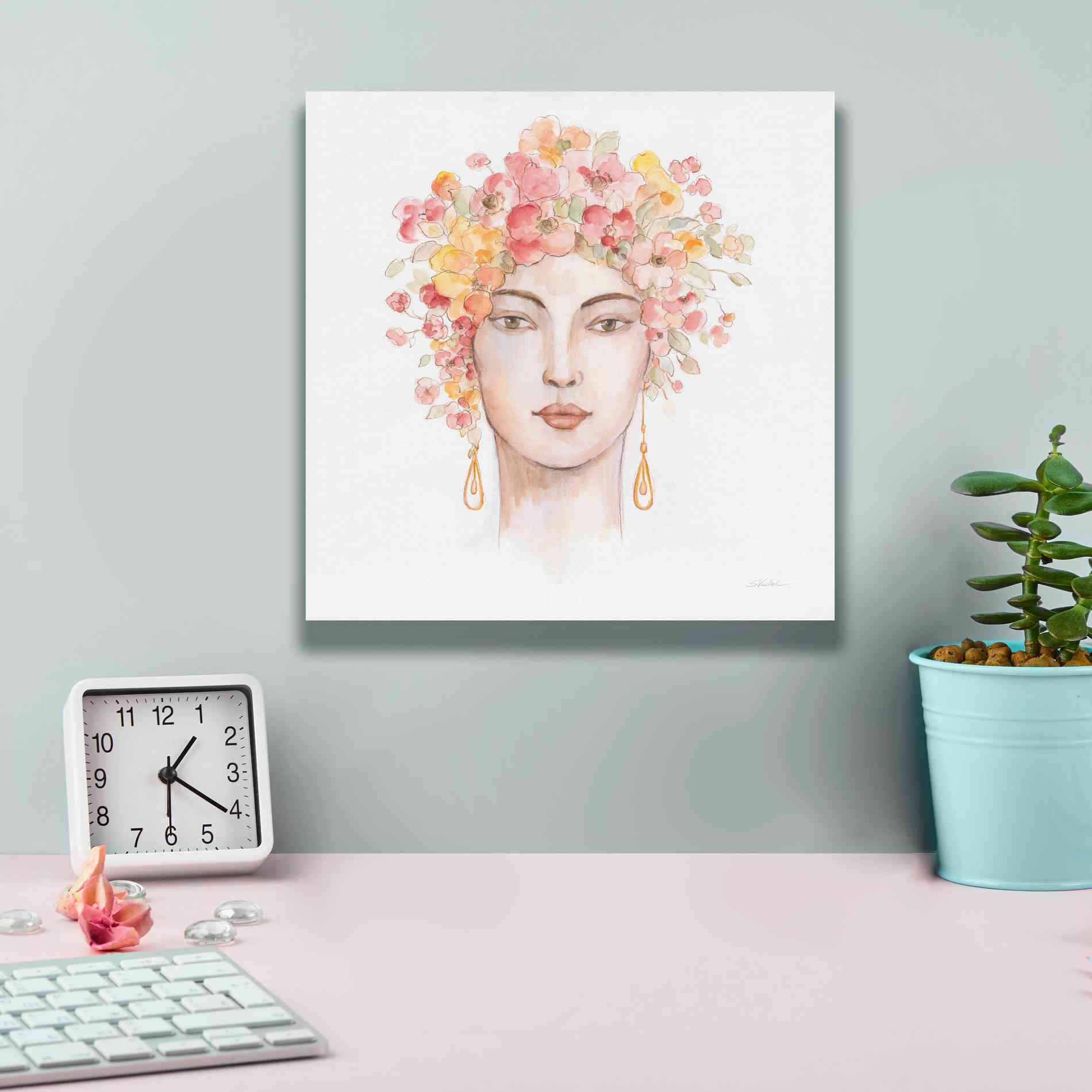'International Woman III' by Silvia Vassileva, Canvas Wall Art,12 x 12