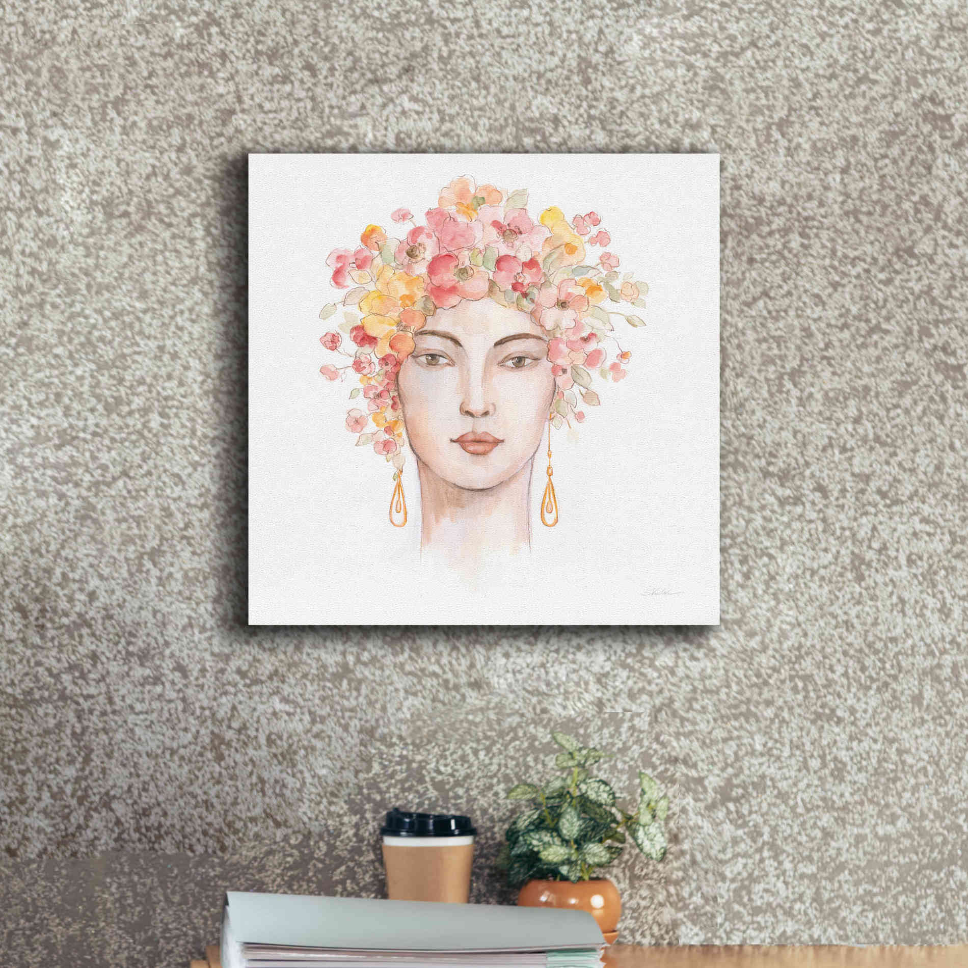 'International Woman III' by Silvia Vassileva, Canvas Wall Art,18 x 18