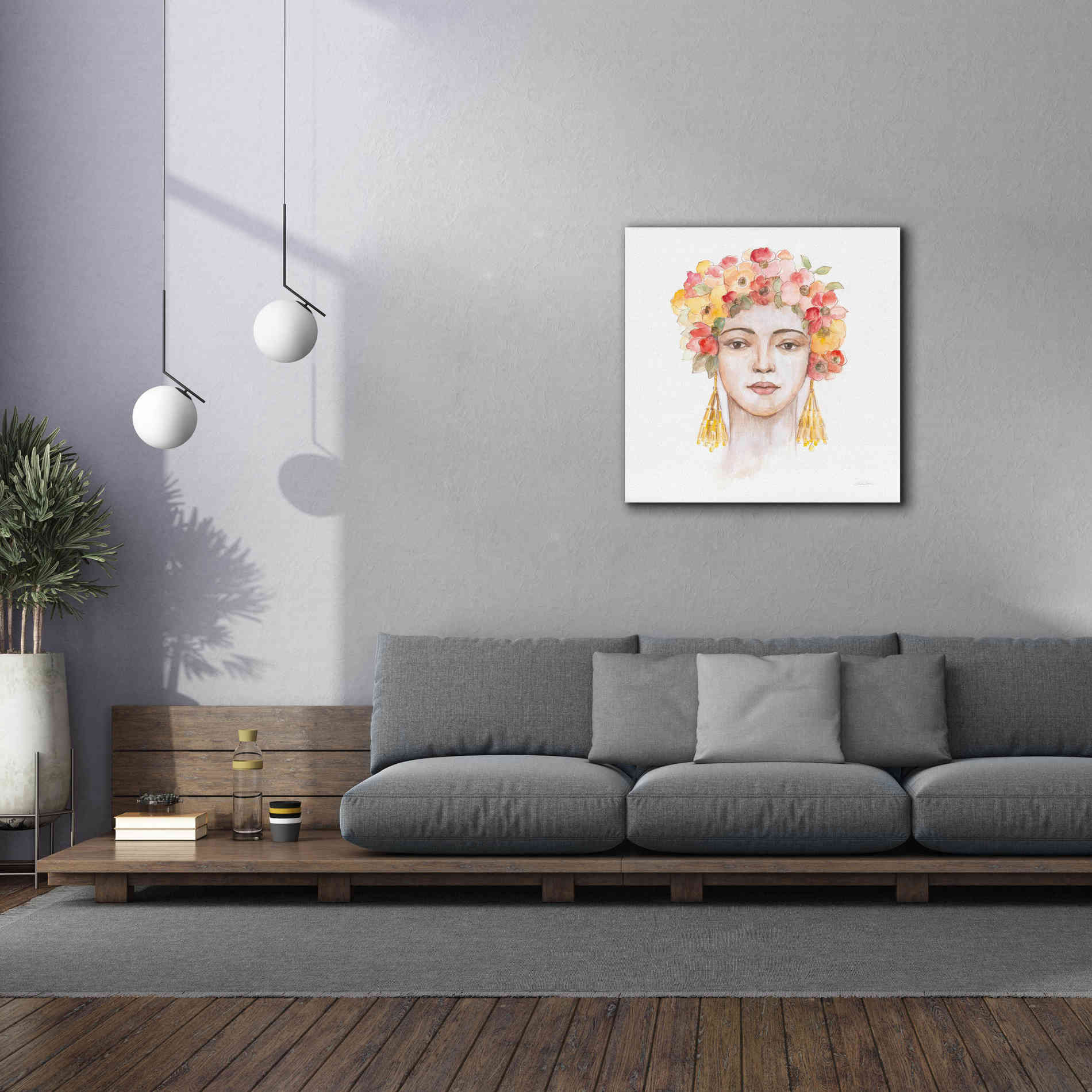 'International Woman IV' by Silvia Vassileva, Canvas Wall Art,37 x 37