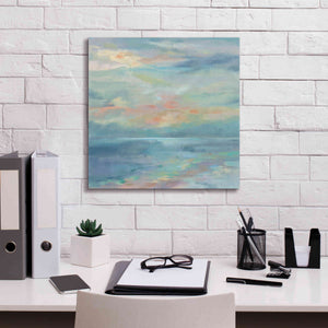 'June Morning by the Sea' by Silvia Vassileva, Canvas Wall Art,18 x 18