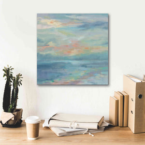 'June Morning by the Sea' by Silvia Vassileva, Canvas Wall Art,18 x 18