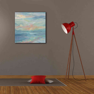 'June Morning by the Sea' by Silvia Vassileva, Canvas Wall Art,26 x 26
