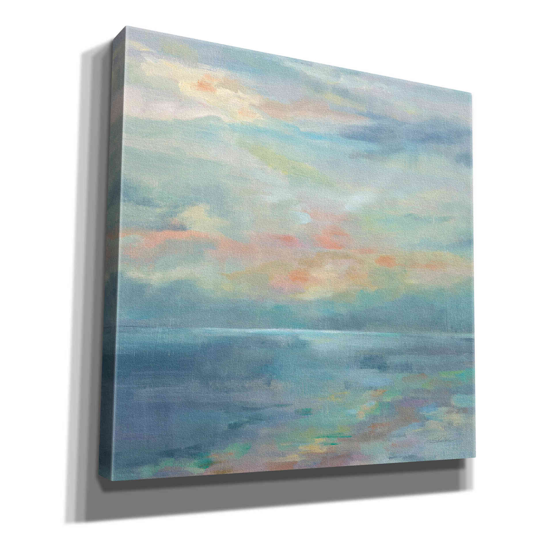 'June Morning by the Sea' by Silvia Vassileva, Canvas Wall Art,12x12x1.1x0,18x18x1.1x0,26x26x1.74x0,37x37x1.74x0