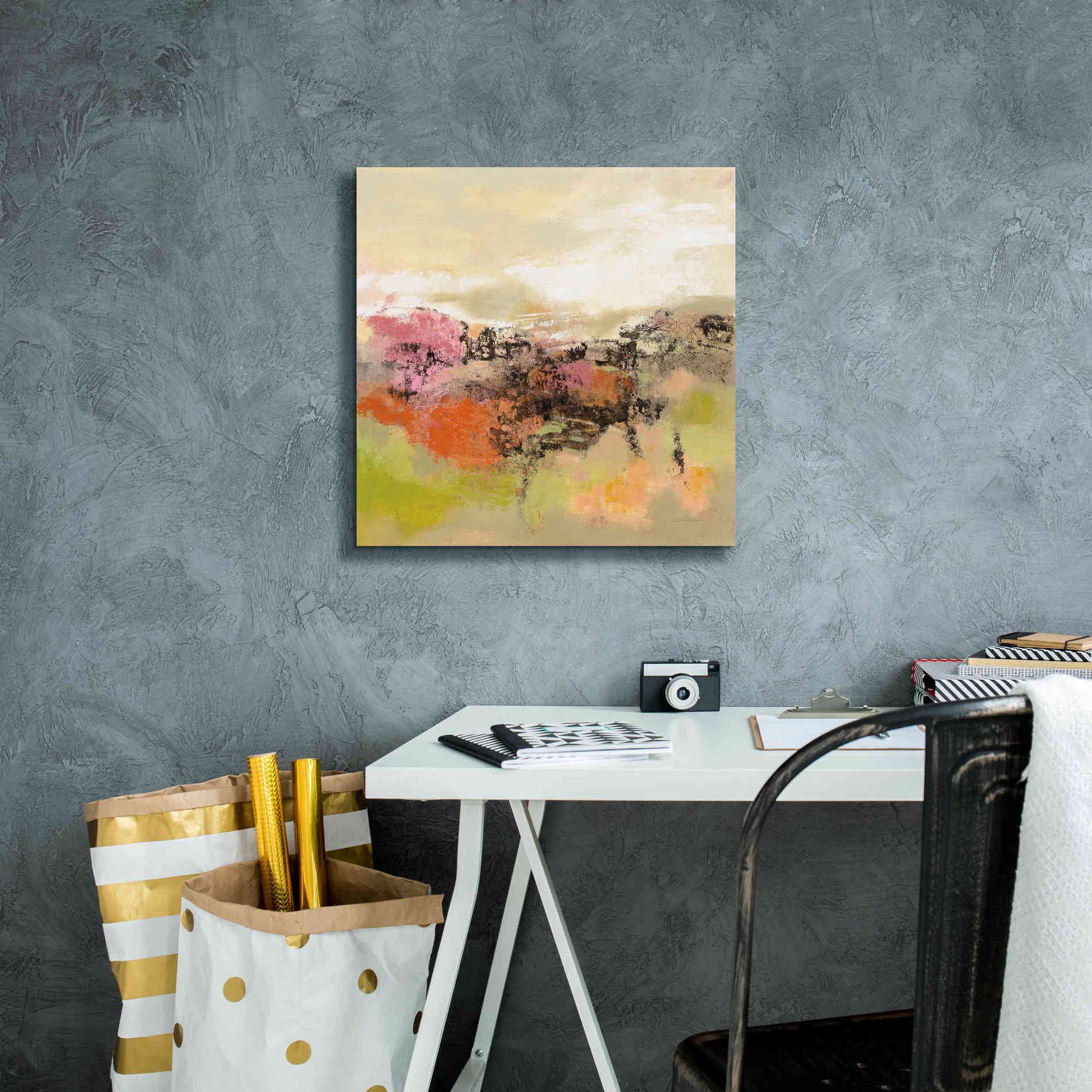 'Midsummer Meadow Path' by Silvia Vassileva, Canvas Wall Art,18 x 18
