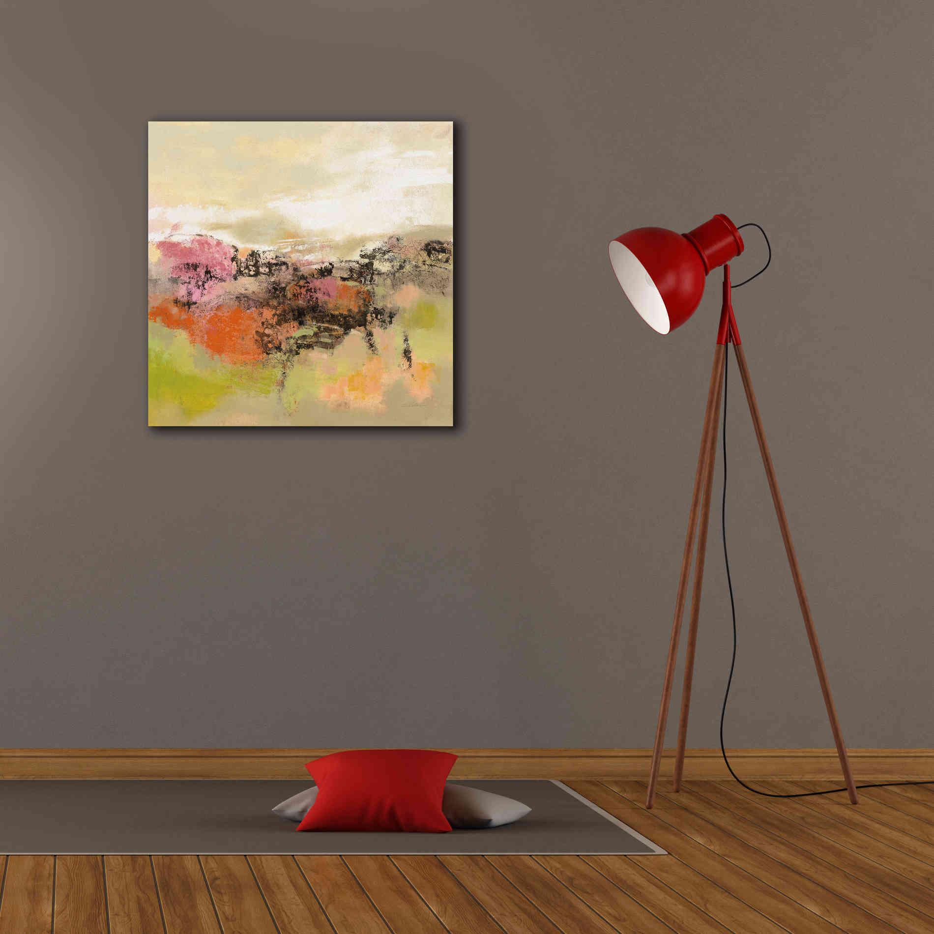 'Midsummer Meadow Path' by Silvia Vassileva, Canvas Wall Art,26 x 26
