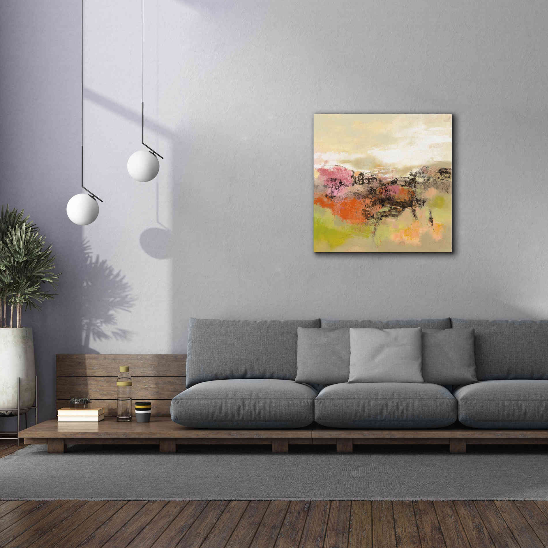'Midsummer Meadow Path' by Silvia Vassileva, Canvas Wall Art,37 x 37