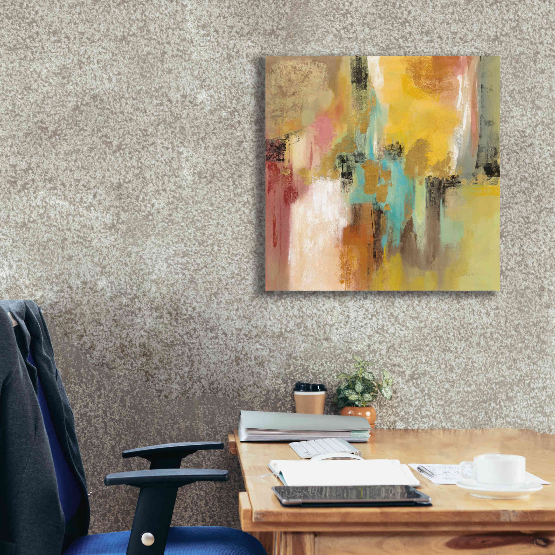 'Retro Moment' by Silvia Vassileva, Canvas Wall Art,26 x 26