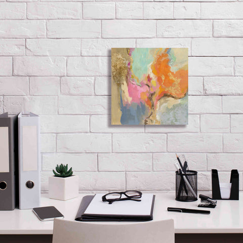 Image of 'Tangerine Gold Mid Mod' by Silvia Vassileva, Canvas Wall Art,12 x 12