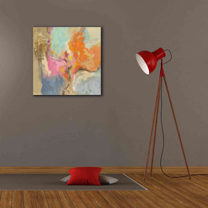'Tangerine Gold Mid Mod' by Silvia Vassileva, Canvas Wall Art,26 x 26