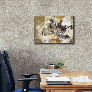 'Leaves on the Asphalt' by Silvia Vassileva, Canvas Wall Art,26 x 18